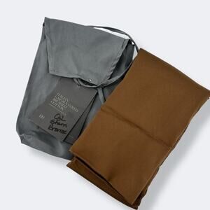 Restoration Hardware Garment Dyed Brushed Cotton Sham Queen Lounger Bronze